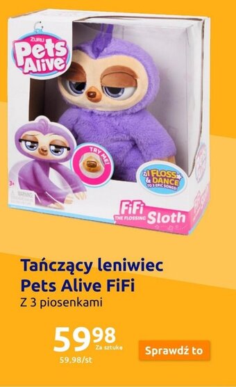Action Tańczący leniwiec Pets Alive FiFi oferta