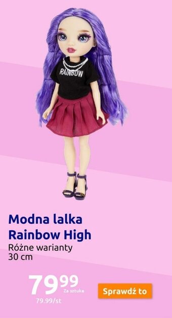 Modna lalka Rainbow High