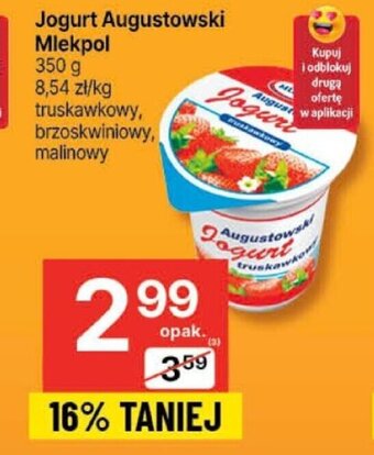 Delikatesy Centrum Jogurt Augustowski Mlekpol 350g oferta