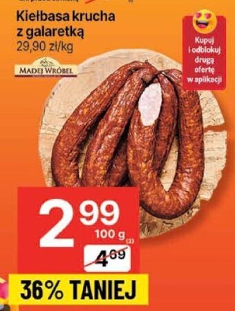 Delikatesy Centrum Kiełbasa krucha z galaretką 100g oferta