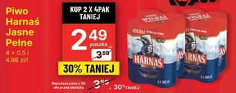 Delikatesy Centrum Piwo Harnaś Jasne Pełne 0,5l oferta
