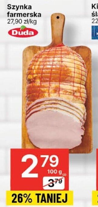 Delikatesy Centrum Szynka farmerska Duda 100g oferta