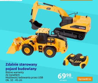 Action Zdalnie sterowany pojazd budowlany oferta