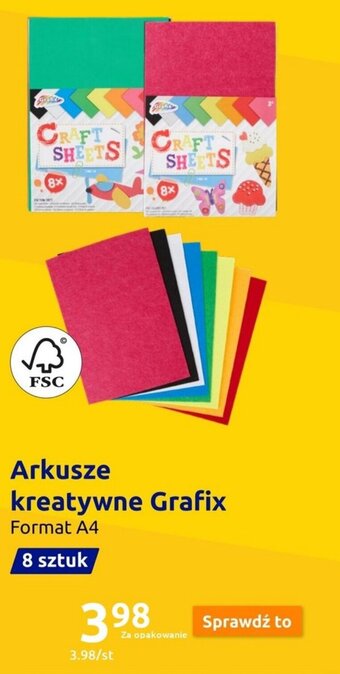 Action Arkusze kreatywne Grafix oferta