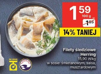 Delikatesy Centrum Filety śledziowe Herring 100g oferta