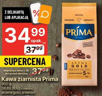 Delikatesy Centrum Kawa ziarnista Prima 900g oferta