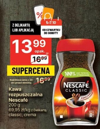 Delikatesy Centrum Kawa rozpuszczalna Nescafé 200g oferta