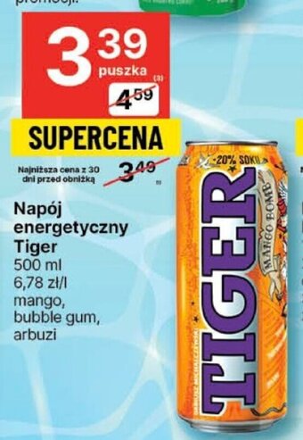 Delikatesy Centrum Napój energetyczny Tiger 500ml oferta