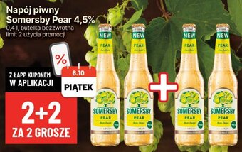 Delikatesy Centrum Napój piwny Somersby Pear 4,5% 0,4l oferta
