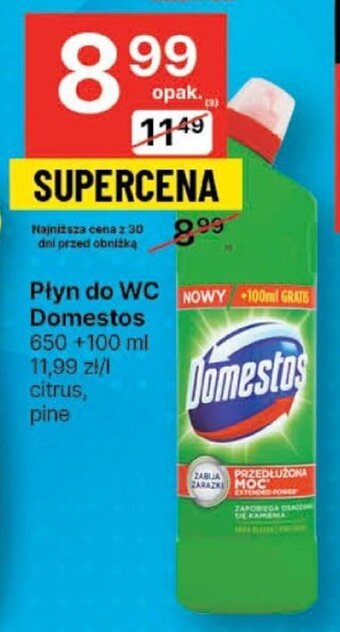 Delikatesy Centrum Płyn do WC 650+100ml GRATIS oferta