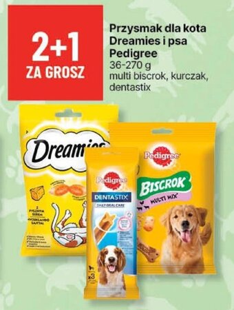 Delikatesy Centrum Przysmak dla kota Dreamies i psa Pedigree 36-270g oferta