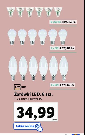 Lidl Żarówki led gu10 oferta