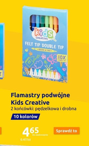 Action Flamastry podwójne Kids Creative oferta