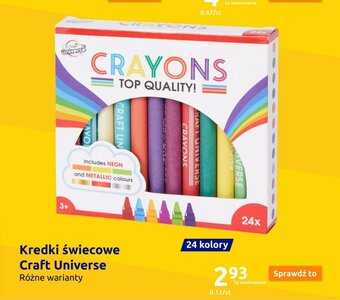 Action Kredki świecowe Craft Universe oferta