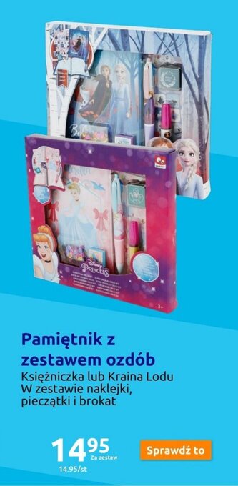 Action Pamiętnik z zestawem ozdób oferta