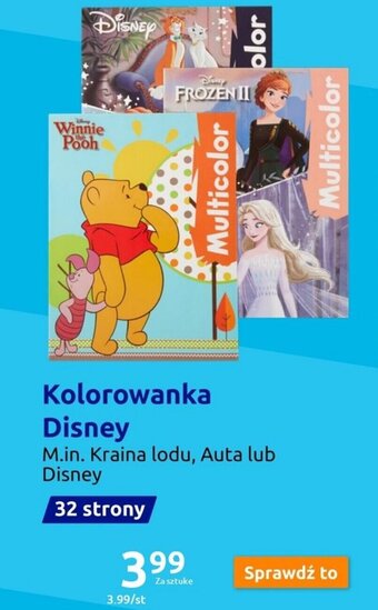Action Kolorowanka Disney oferta