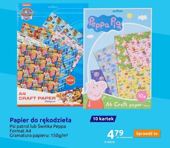 Action Papier do rękodzieła oferta