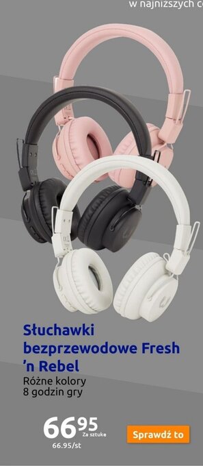 Action Słuchawki bezprzewodowe Fresh 'n Rebel oferta