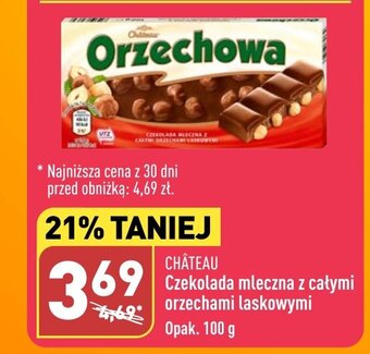 ALDI Czekolada mleczna z całymi orzechami laskowymi 100 g oferta