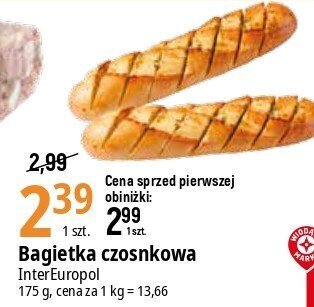 E.Leclerc Bagietka czosnkowa oferta