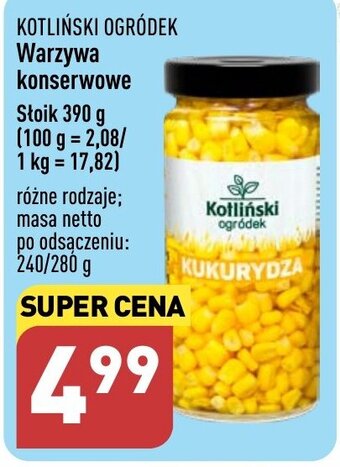 ALDI Warzywa konserwowe 390 g oferta