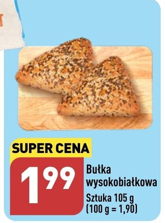 ALDI Bułka wysokobiałkowa Sztuka 105 g oferta