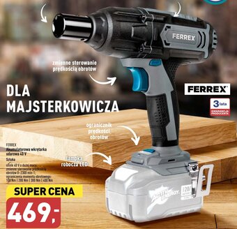 ALDI FERREX Akumulatorowa wkrętarka udarowa 40 V oferta