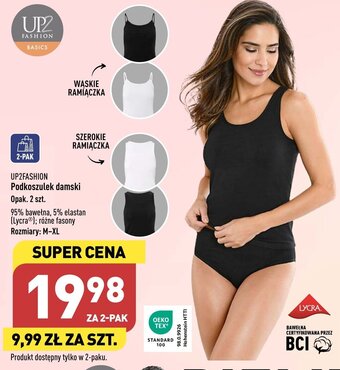 ALDI UP2FASHION Podkoszulek damski 2 szt. oferta