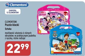 ALDI CLEMENTONI Puzzle klocki oferta