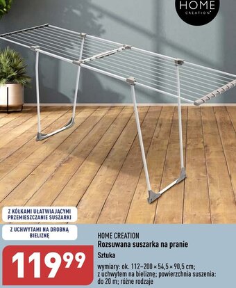 ALDI HOME CREATION Rozsuwana suszarka na pranie oferta