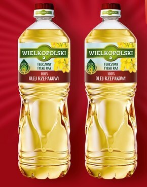 Biedronka Wielkopolski olej rzepakowy 100% 1 l oferta