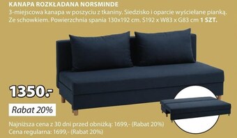 JYSK Kanapa oferta