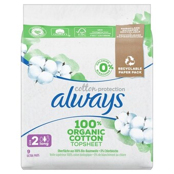 Hebe Always cotton protection ultra long podpaski ze skrzydełkami, x9 oferta