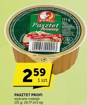 Groszek Profi pasztet firmowy 131 g oferta