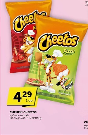Groszek Cheetos chrupki kukurydziane orzechowe 85 g oferta