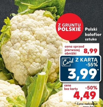 Kaufland Kalafior oferta