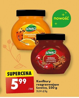 Biedronka Konfitura wiśnia i przyprawa do grzańca oferta