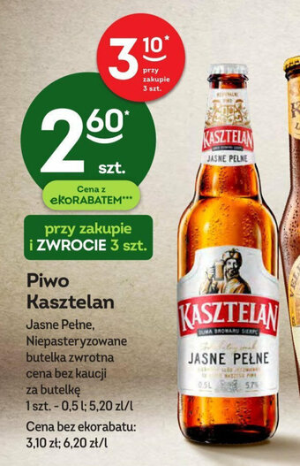 Żabka Piwo Kasztelan 500 ml oferta