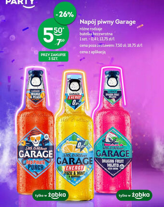 Napój piwny Garage 400 ml