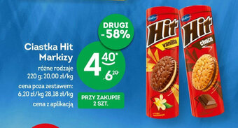 Żabka Ciastka Hit Markizy 220 g oferta