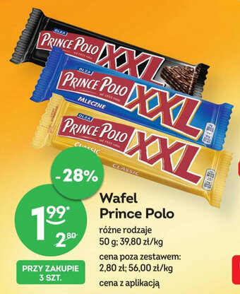 Żabka Wafel Prince Polo 50 g oferta