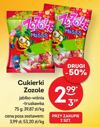 Żabka Cukierki Zozole 75 g oferta