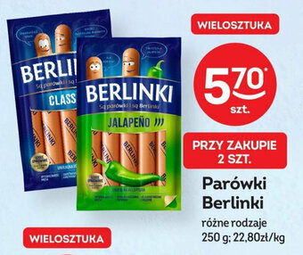 Żabka Parówki Berlinki 250 g oferta