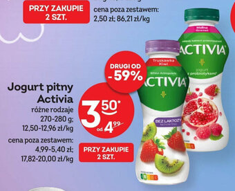 Żabka Jogurt pitny Activia 270-280 g oferta