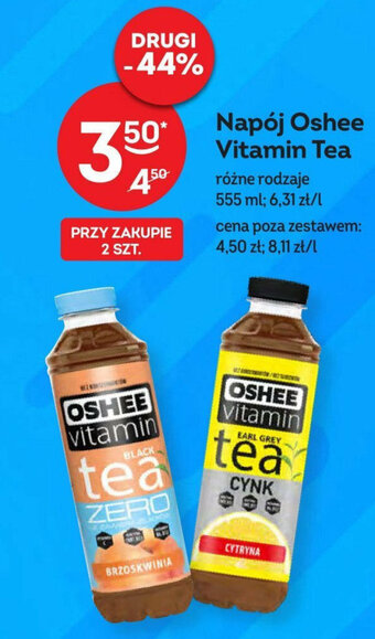 Żabka Napój Oshee Vitamin Tea 555 ml oferta
