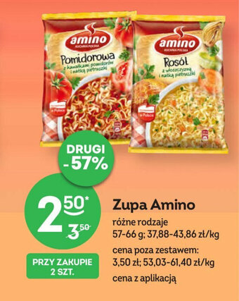 Żabka Zupa Amino 57-66 g oferta