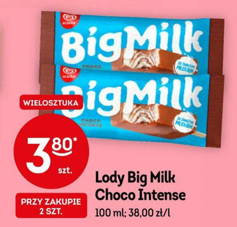 Żabka Lody Big Milk Choco Intense 100 ml oferta