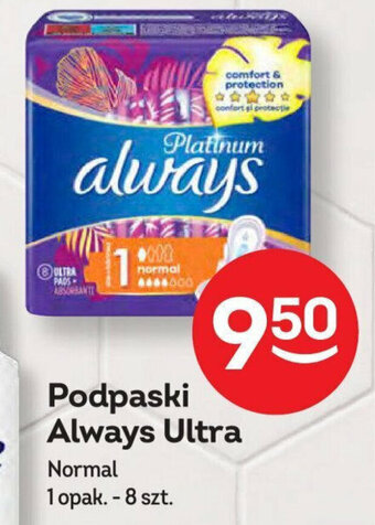 Żabka Podpaski Always Ultra 8 szt. oferta