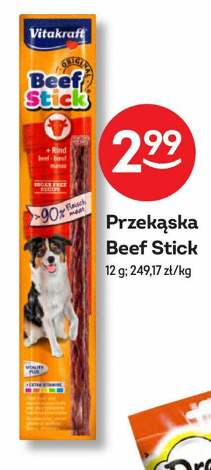 Żabka Przekąska Beef Stick 12 g oferta