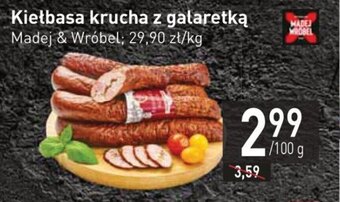 Stokrotka Kiełbasa krucha z galaretką Madej & Wróbel 100 g oferta